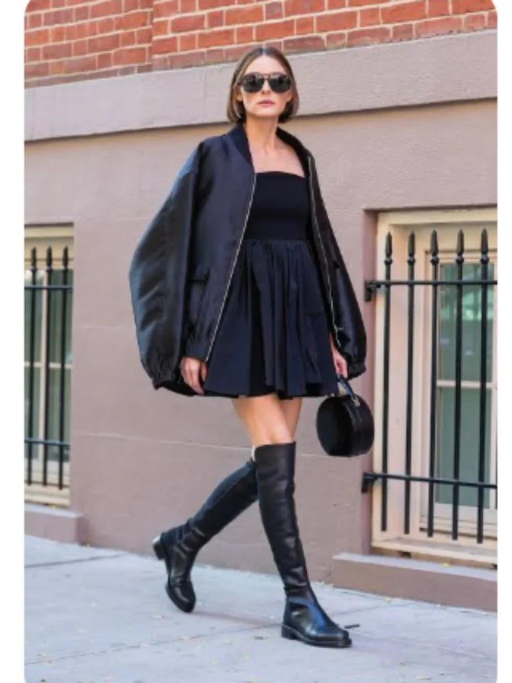 STUART WEITZMAN 5050 Black Leather Over-the-Knee Boots | Size 6.5M